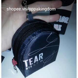 Móc khóa balo mini BTS Love your self Tear- in 2 mặt