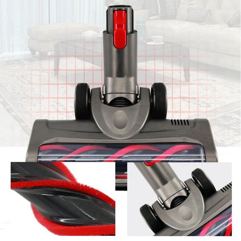 Đầu chổi lăn sàn bằng điện Turbo mịn cho các bộ phận bàn chải máy hút bụi Dyson V8 V7 V10 V11