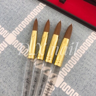 Bút cọ đắp bột 100% lông chồn kolinsky coi bẫm sẵn