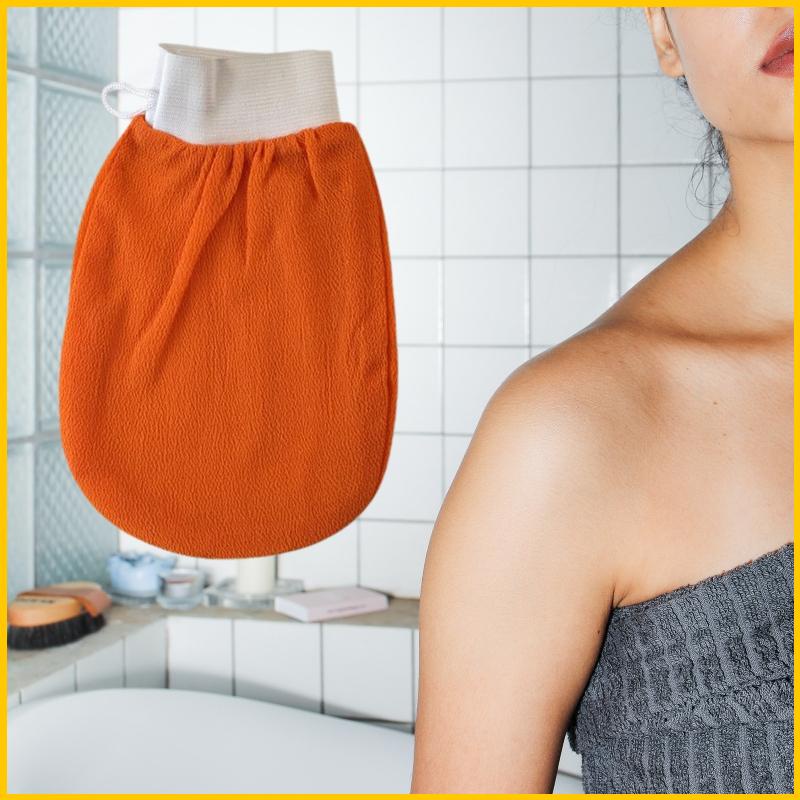 Găng Tay Tẩy Tế Bào Chết Cho Cơ Thể Khi Tắm