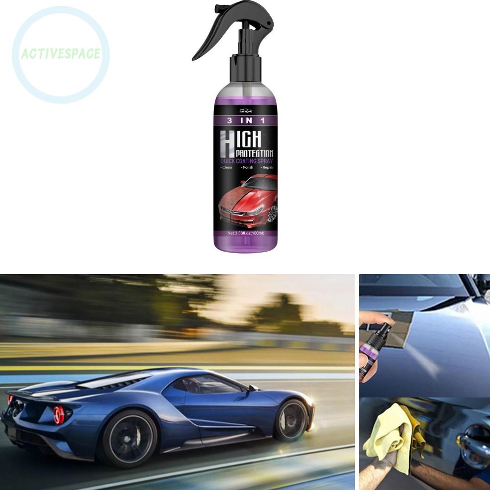 New 3 in 1 High Protection Quick Car Coat Ceramic Coating Spray Hydrophobic