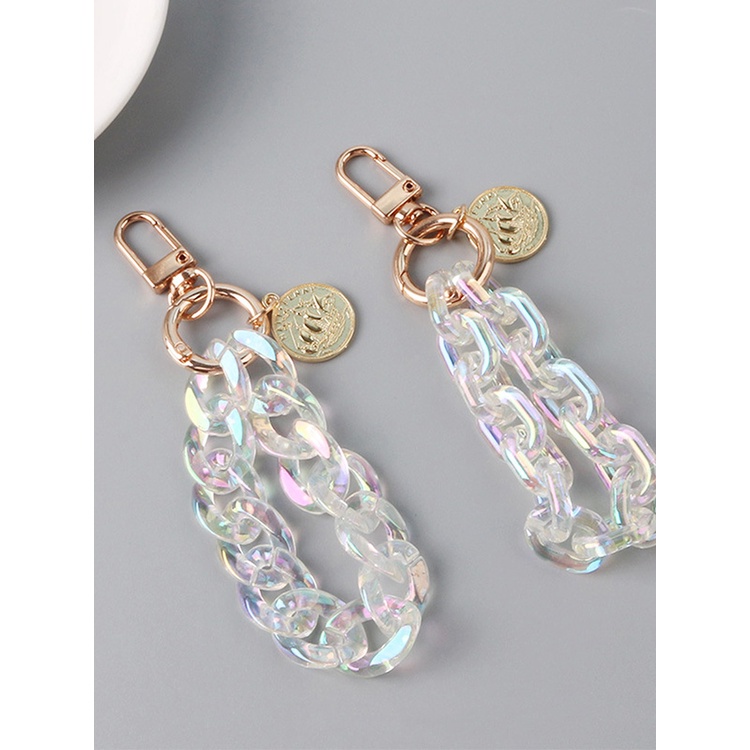 Móc chìa khóa bằng nhựa acrylic nhiều màu sắc độc đáo