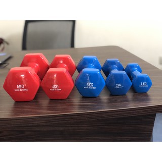Tạ tay cao su 1kg - đôi , tạ tập gym yoga cho nam nữ, tạ tập tại nha
