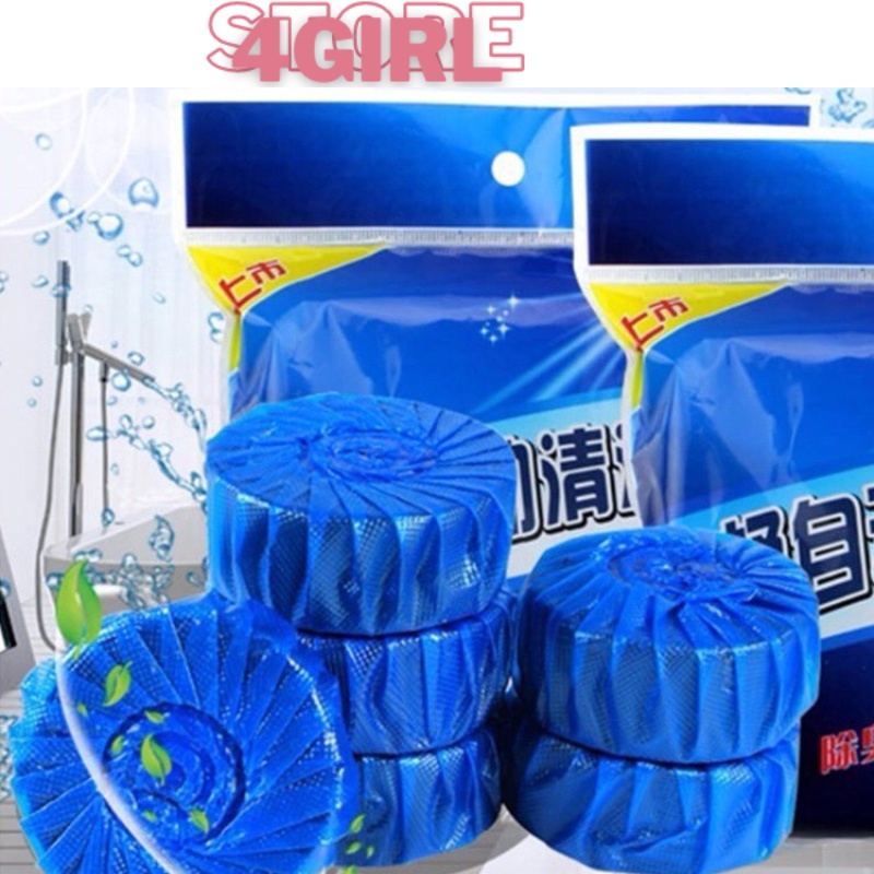 Combo 10 viên thả bồn cầu khử mùi diệt khuẩn tẩy toilet sạch mảng bám Store4girls
