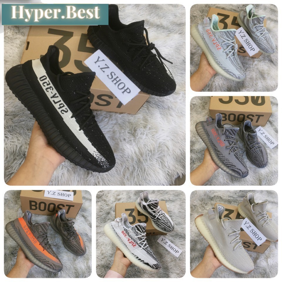 [Freeship] Giày Sneaker, Giày Thể Thao YZ350 Màu Cơ Bản Nam Nữ
