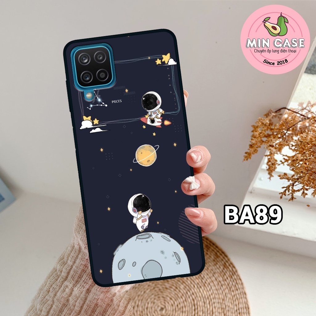 Ốp lưng SAMSUNG A12/ M12/ A22 4G/ A22 5G/ M22 - Ốp lưng Samsung in hình phi hành gia dễ thương