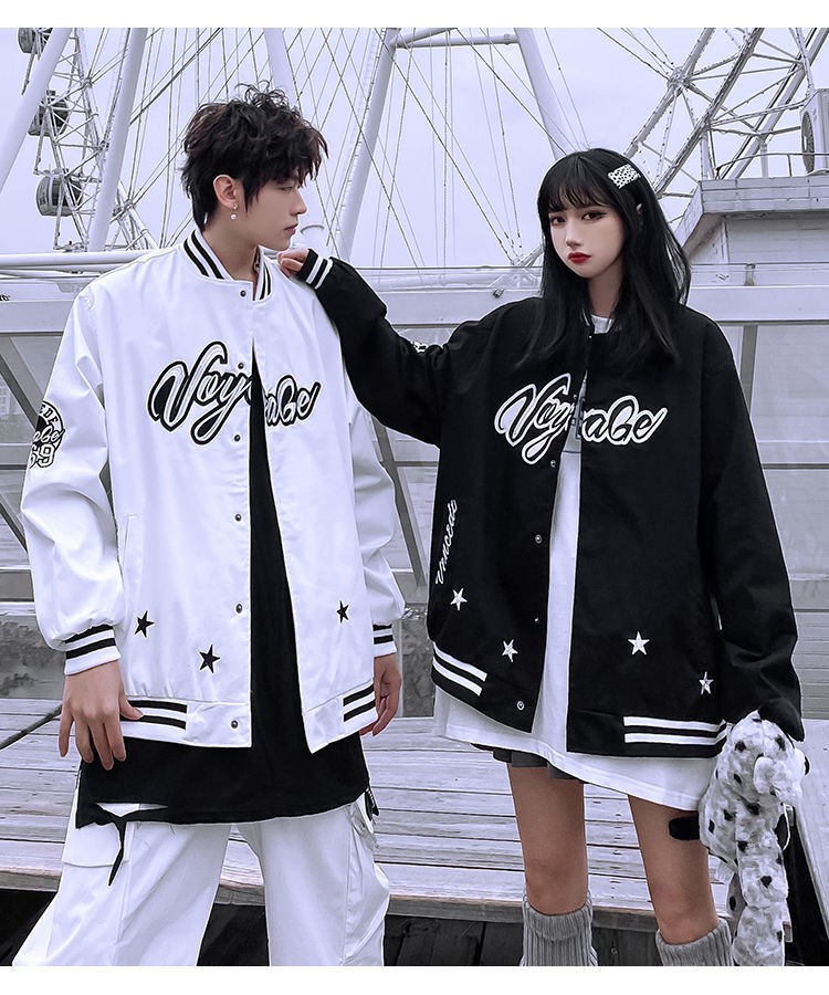 Áo Khoác Bóng Chày Form Rộng Thời Trang Dành Cho Cả Nam Và Nữ | BigBuy360 - bigbuy360.vn