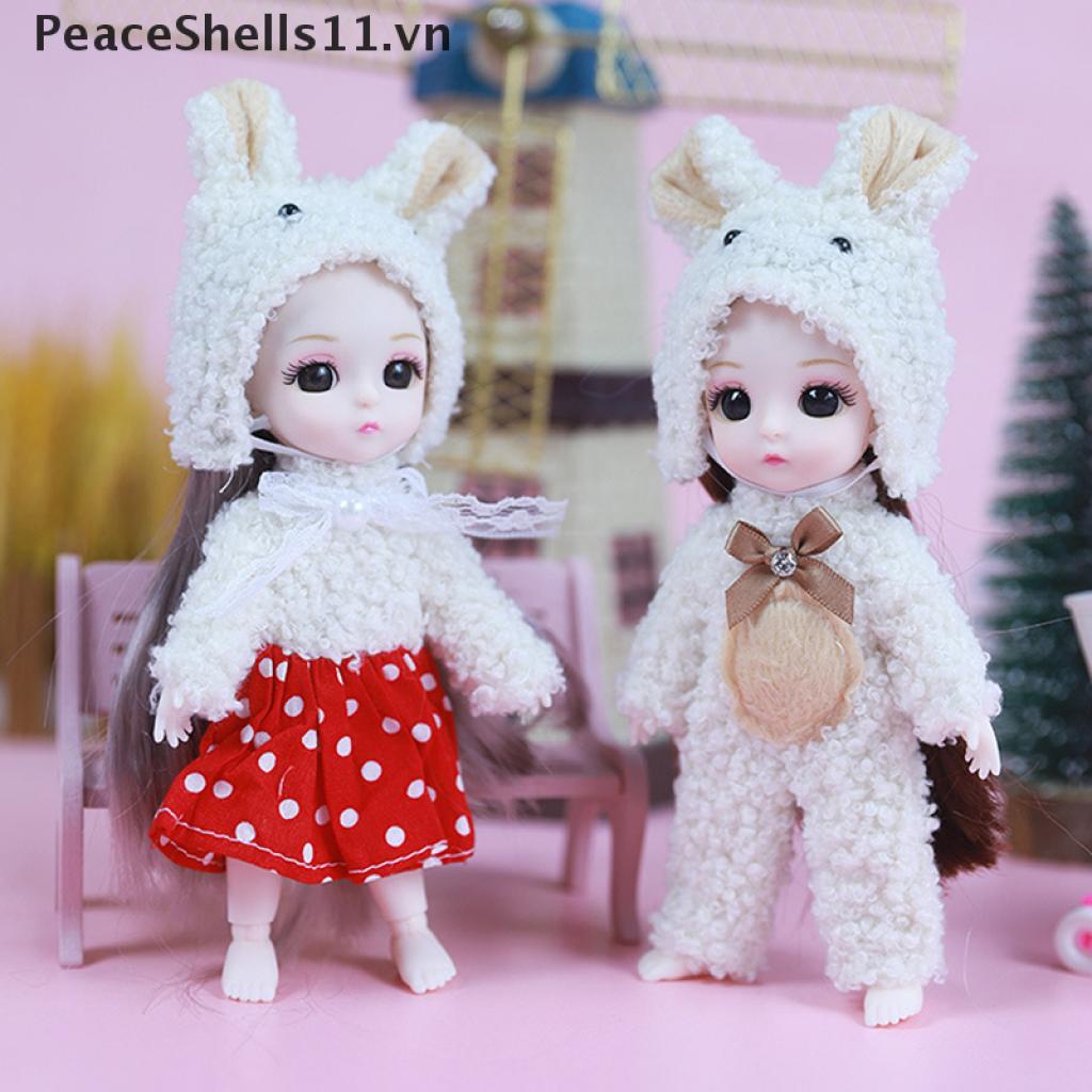 1 Bộ Váy Quần Áo Búp Bê 16cm
