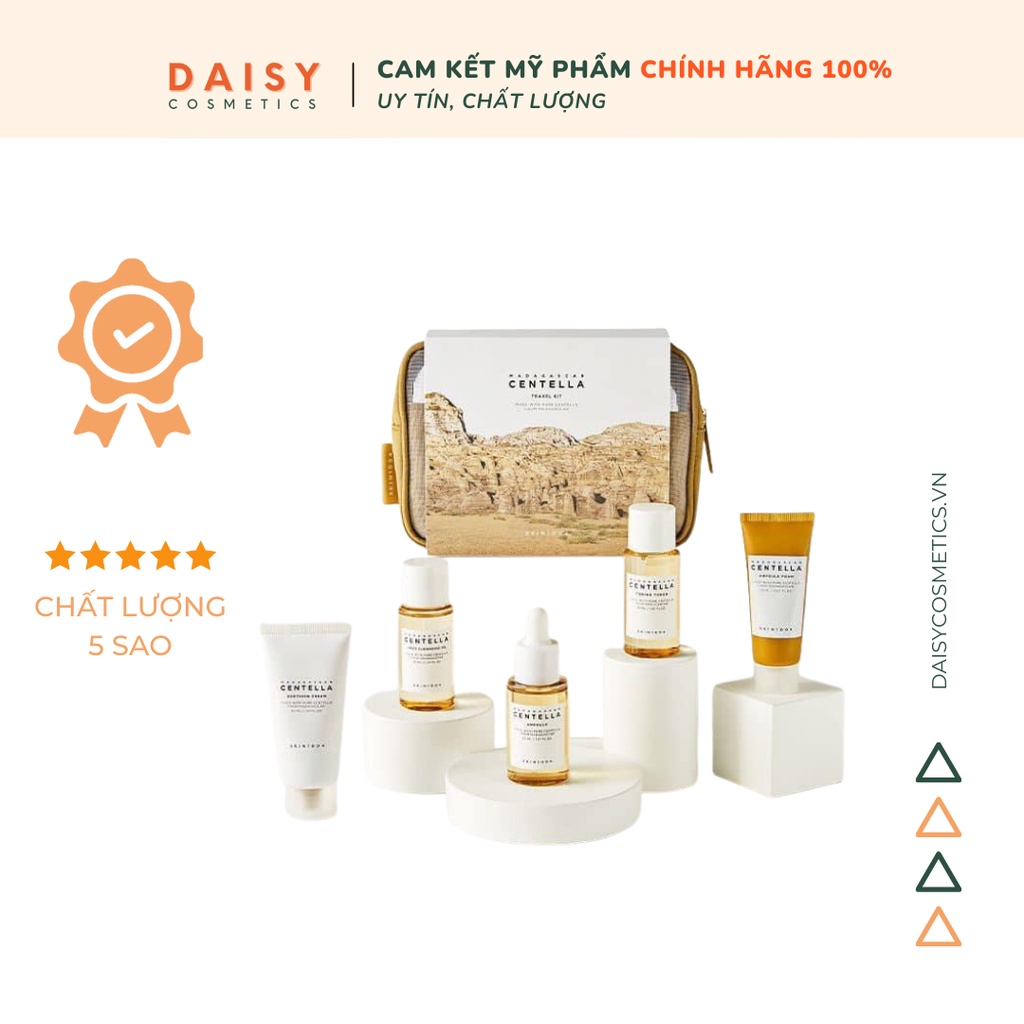 [Mã 155FMCGSALE giảm 7% đơn 500K] [Săn Sale] Bộ dưỡng da Skin1004 Madagascar Centella Travel Kit Mini