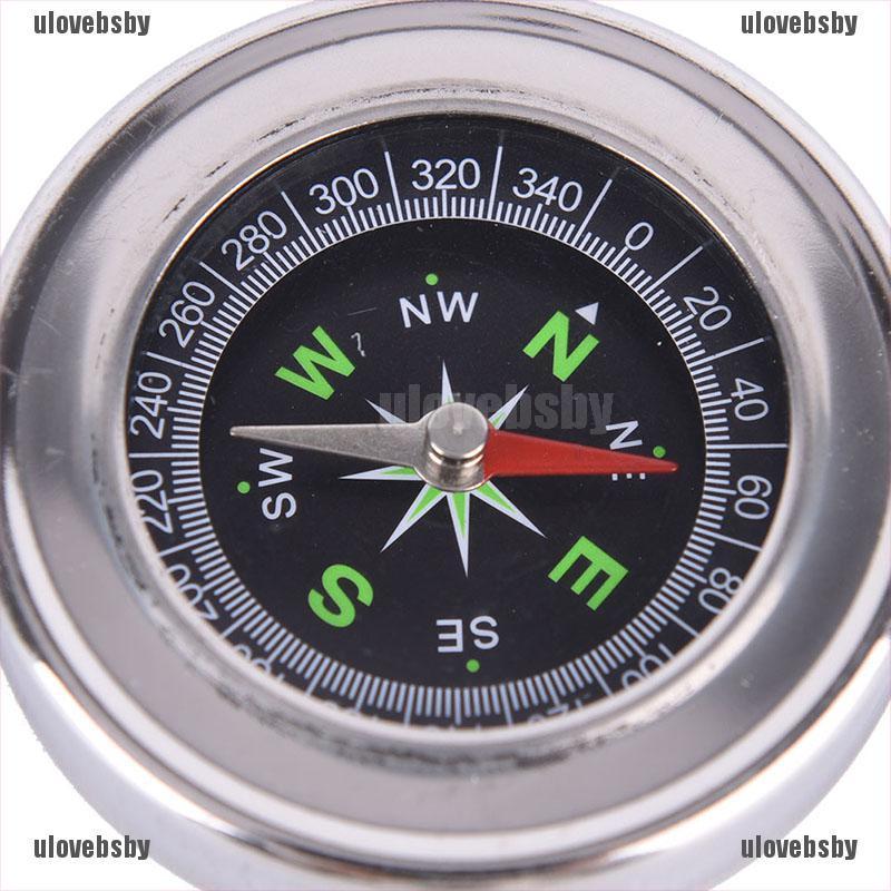 【ulovebsby】1pc 60mm metal stainless steel portable compass student outdoor spo
