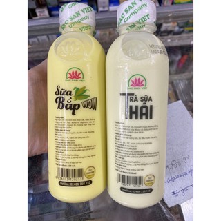 Sữa Bắp & Trà Sữa Thái Thơm Ngon Chai 330ml