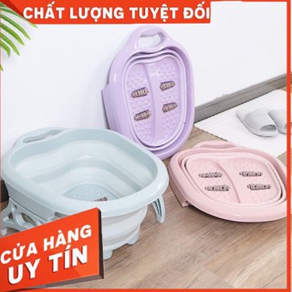 Chậu Ngâm Chân Massage Gấp Gọn