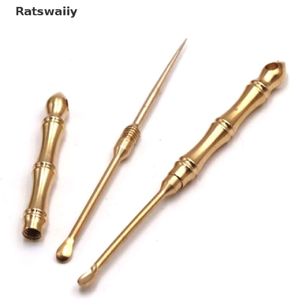 Dụng cụ ráy tai bằng thép không gỉ EDC tiện dụng khi đi cắm trại