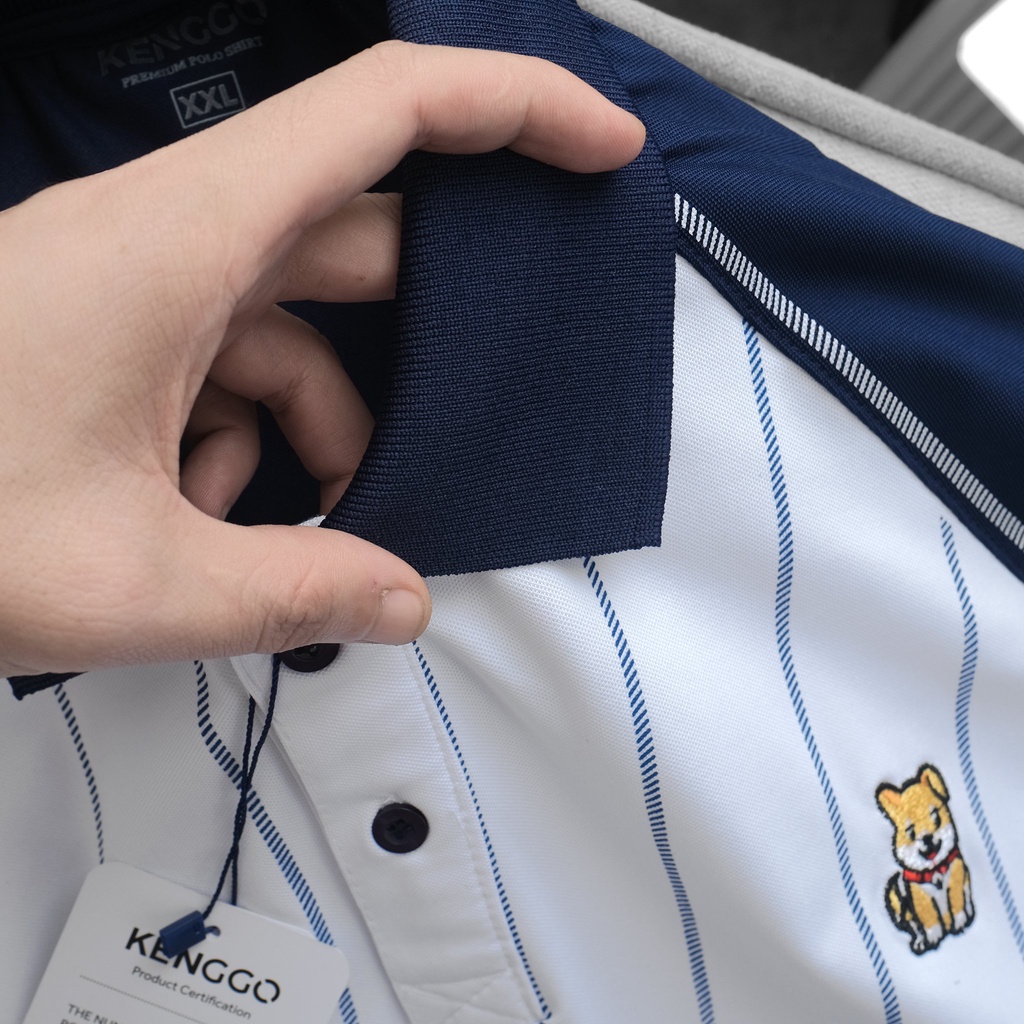 Áo thun Polo nam cổ bẻ HACHIKO vải cá sấu Cotton xuất xịn, chuẩn form, sang trọng-lịch lãm - KENGGO | BigBuy360 - bigbuy360.vn