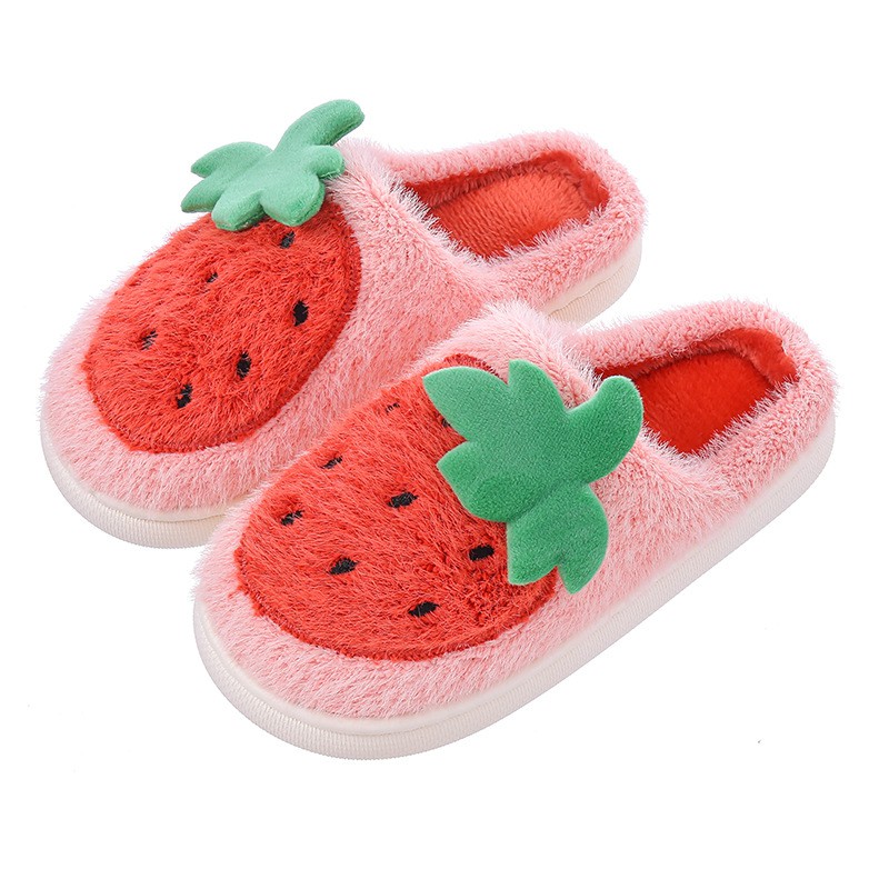 XẢ KHO : Dép Bông Đi Trong Nhà Cho Bé Hình Trái Cây Dễ Thương - Mẫu 03