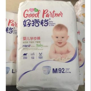 Bỉm dán/quần GOOD PARTNER các size S112/M96/M92/L80/L82/XL76/XXL72/XXXL70