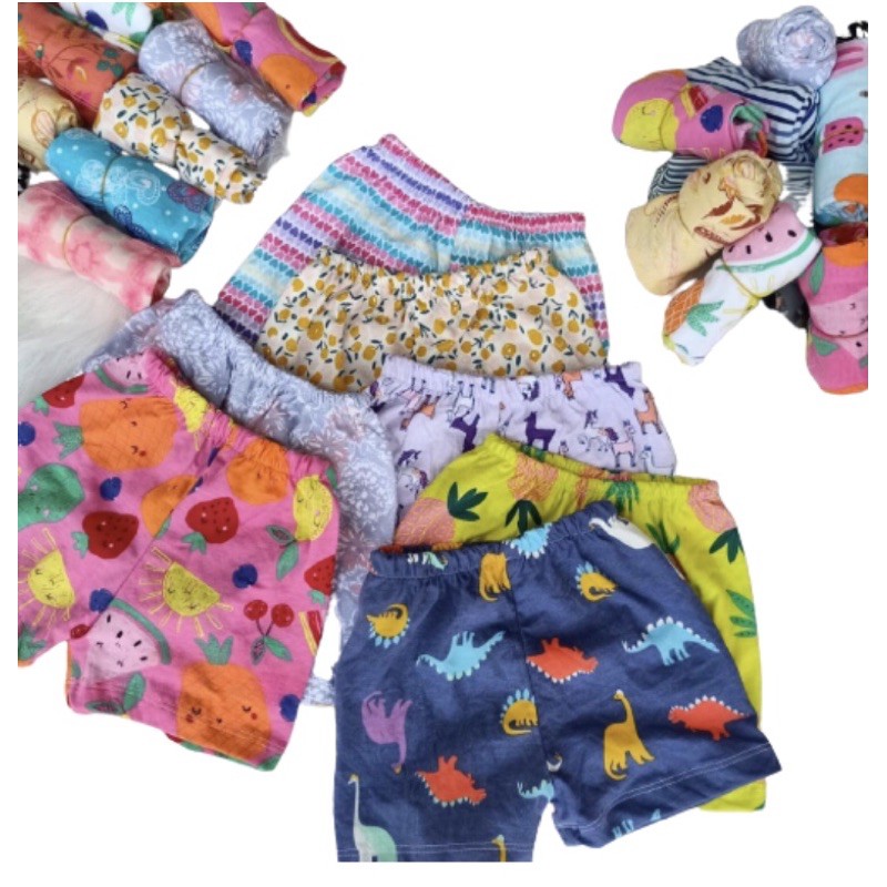 Quần đùi quần chục cho bé trai bé gái (mua 10 tặng 1) vải xuất dư chất đẹp cotton mềm và mát shopmetitit size từ 8-19 kg