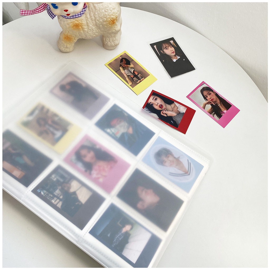 Sách ảnh 3 Inch nhiều trang DecorMe Album lưu trữ ảnh/thẻ và sticker tiện lợi SML