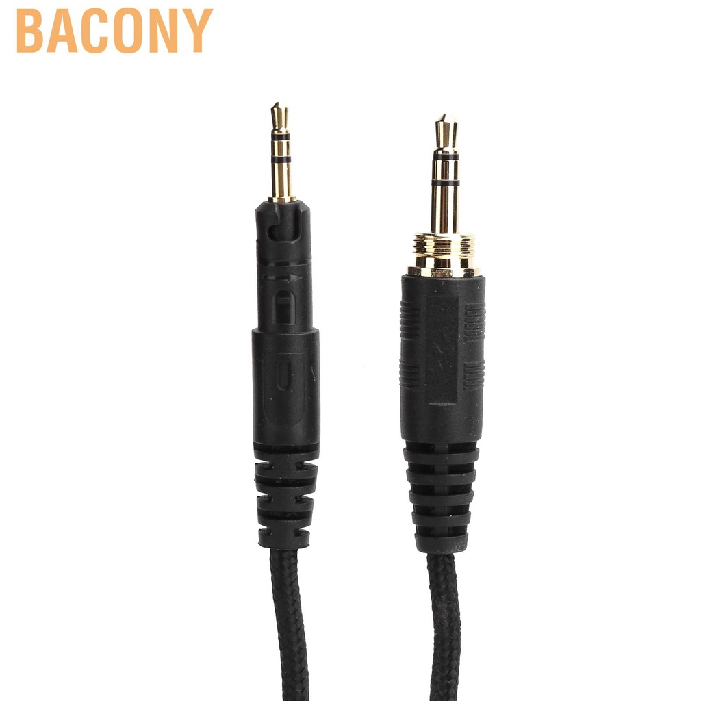 Bacony Headphone Audio Cable Braid AUX Cord Replacement for Audio‑Technica ATH‑M50X/M40X