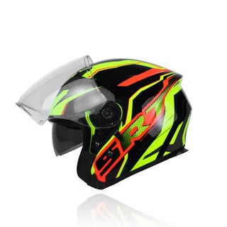 Mũ bảo hiểm 3/4 2 kính yohe 878 srt panda