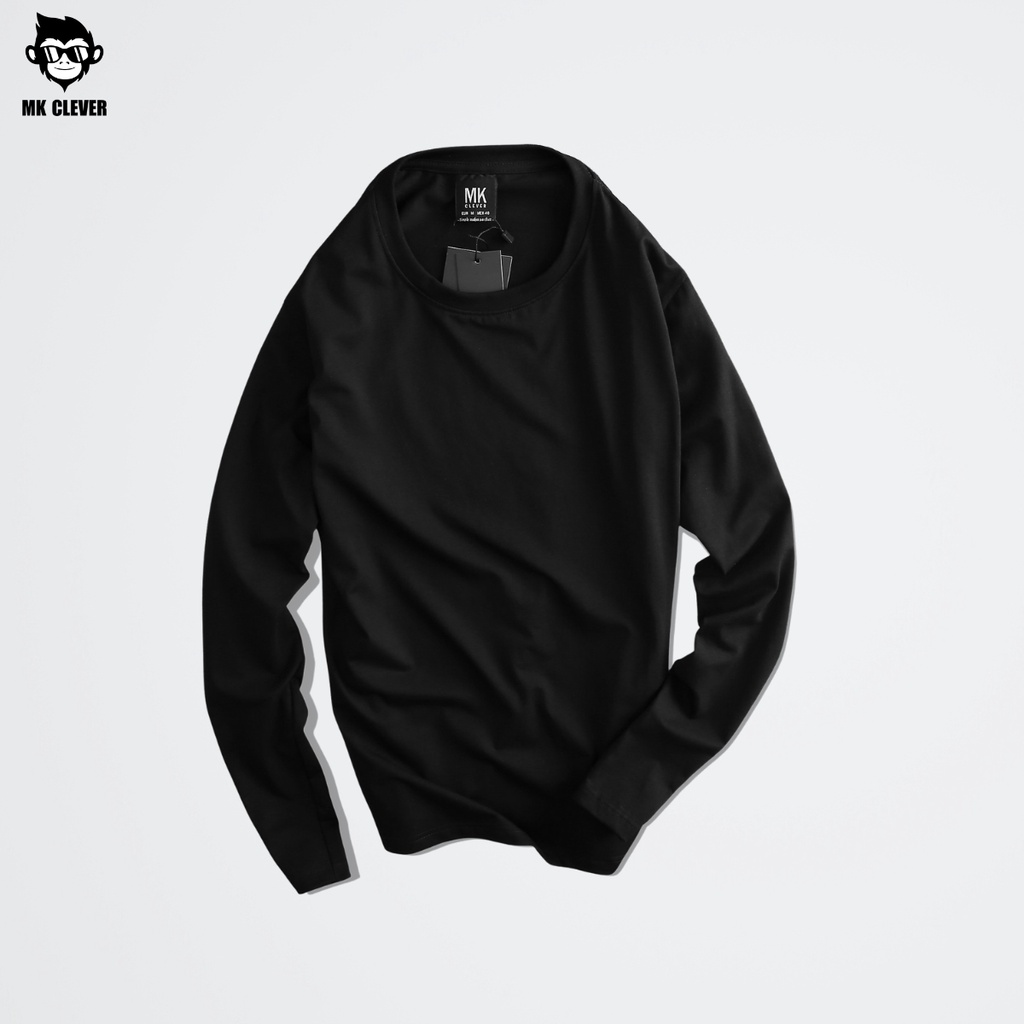 Áo thun trơn dài tay cổ tròn MK CLEVER | BigBuy360 - bigbuy360.vn