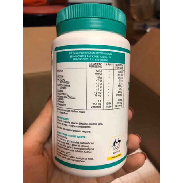 Viên uống Diệp Lục Swisse Chlorophyll 100 viên hàng Úc | BigBuy360 - bigbuy360.vn