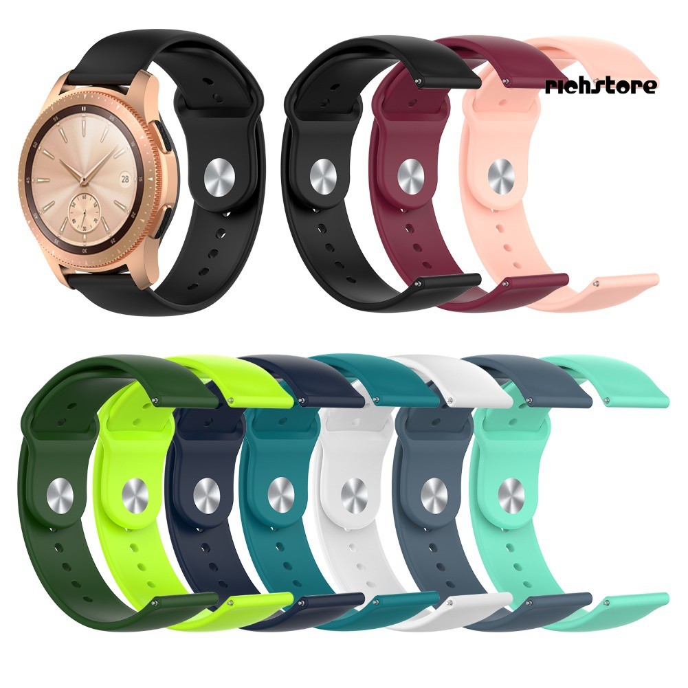 Dây Đeo Silicon 20mm Cho Đồng Hồ Samsung Galaxy Watch Active 2