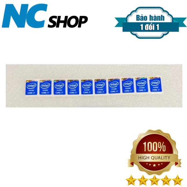 10C TEM LOGO INTEL CORE I7 Gen 4 5 (XANH)