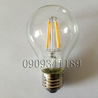 Bóng đèn led giá sợi tóc trang trí EDISON A60