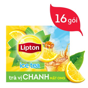 TRÀ LIPTON ICE TEA VỊ XOÀI - CHANH MẬT ONG - ĐÀO hộp 16 gói x 14g