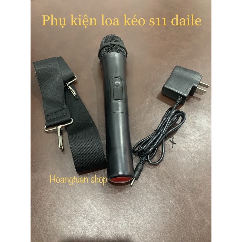 Loa kéo karaoke DAILE S8 có mic bluetooth 1 mic không dây