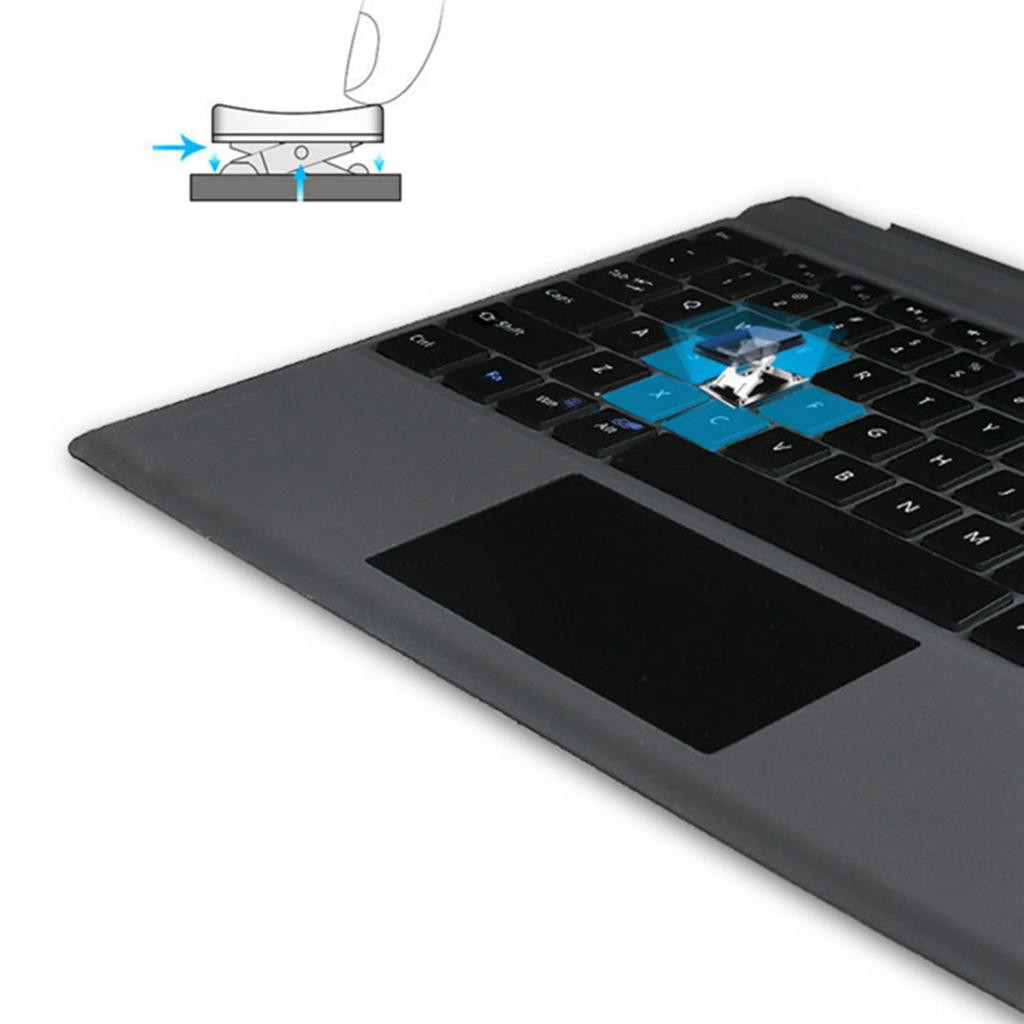 Bàn Phím Không Dây Bluetooth Cho Máy Tính Bảng Surface Pro 3 / 4 Sạc Được