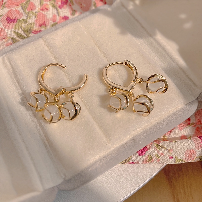 Khuyên Tai Opal 2022 Phong Cách Thời Trang Mới Chất Lượng Cao Sang Trọng