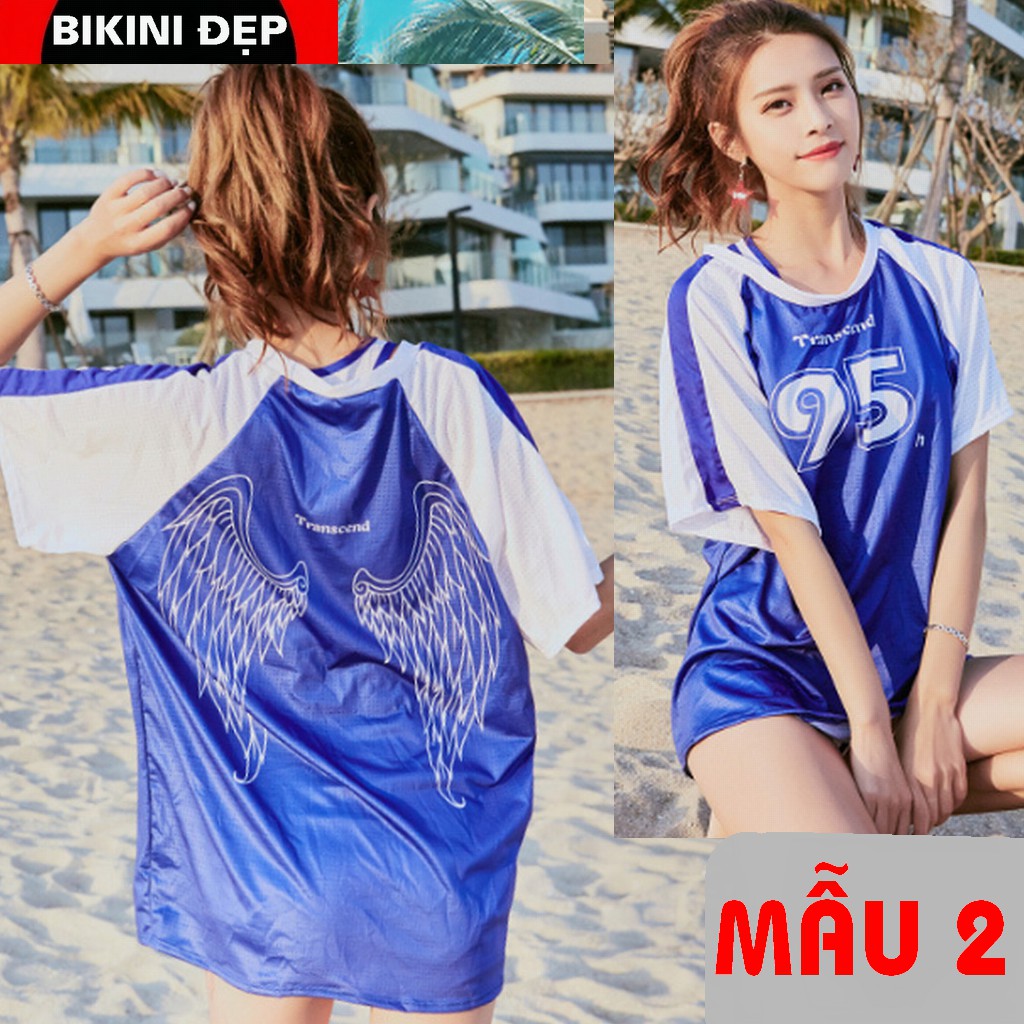 Bikini đi biển liền thân , đồ bơi nữ siêu đẹp , kín đáo sexy một mảnh màu trắng đen M06 | BigBuy360 - bigbuy360.vn