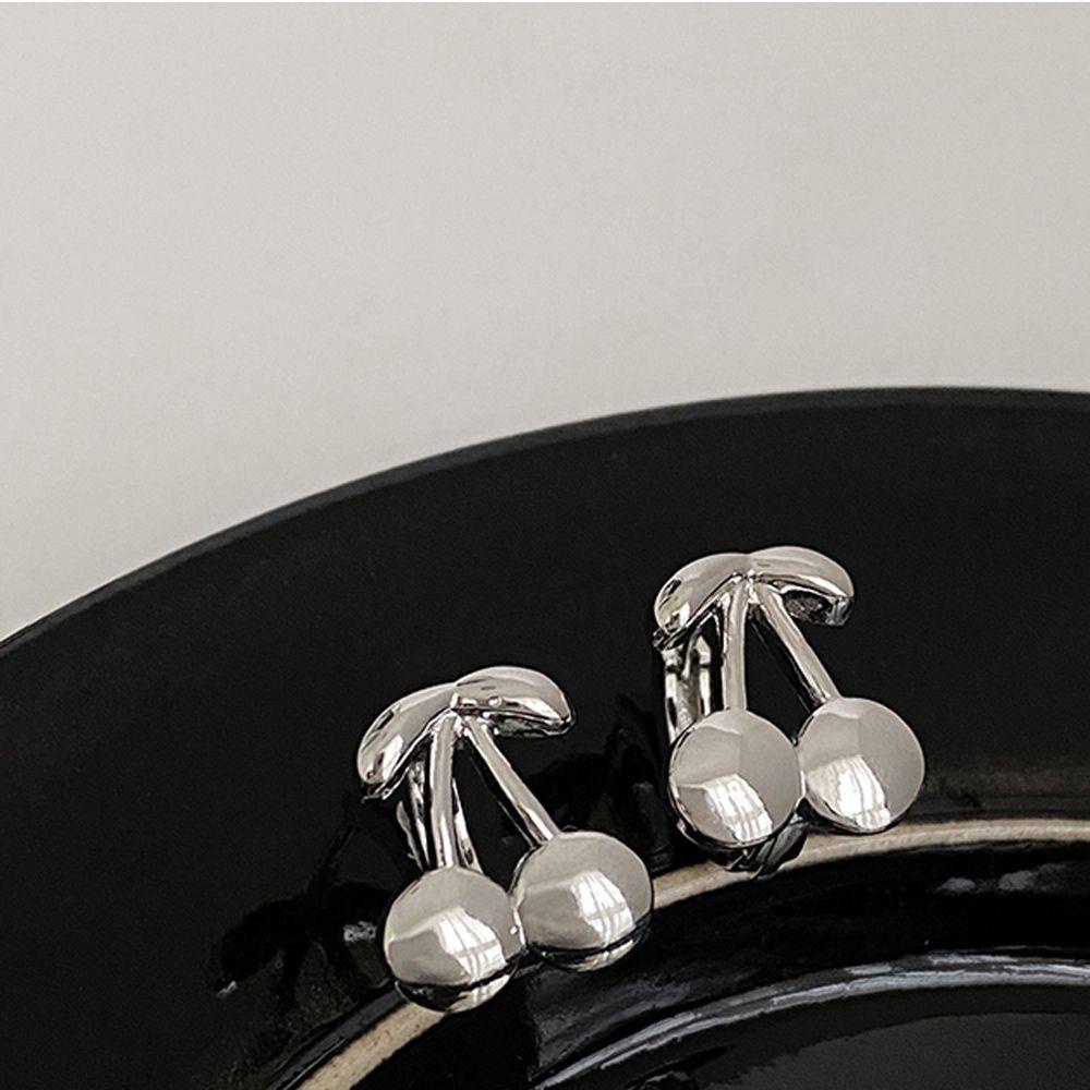 JARRED Bông Tai Hình Trái Cherry Đơn Giản Phong Cách Retro Thời Trang Cho Nữ