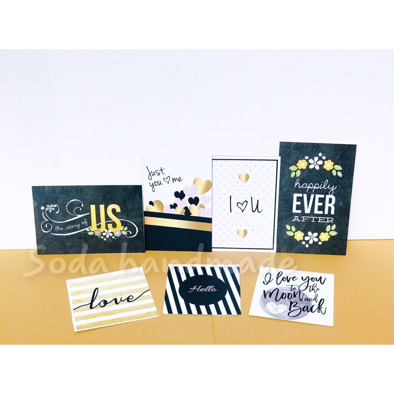 [Nhiều mẫu phía sau ] Love tag card scrapbook