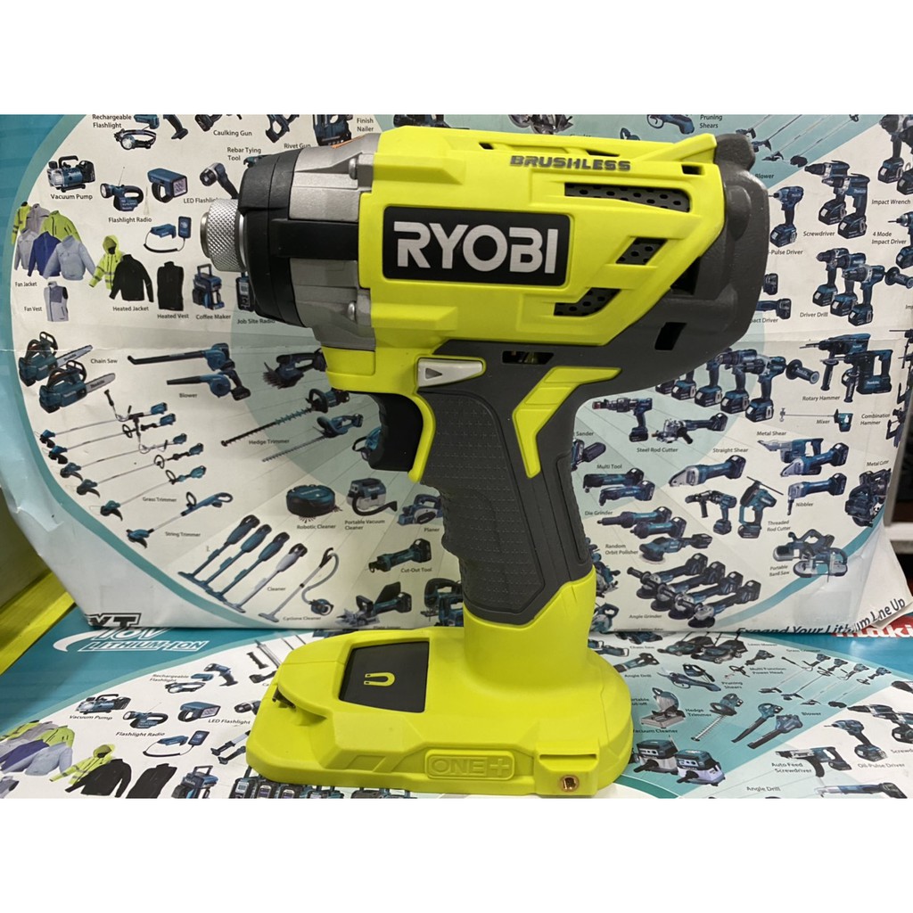 BN. Máy khoan vặn vít Brushless 3 cấp chỉnh lực Ryobi 18v P238 mới 100%.