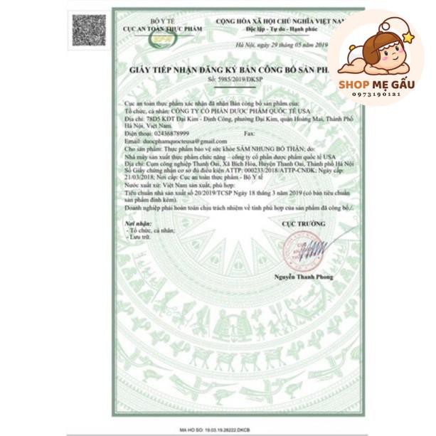 Sâm nhung bổ thận tăng cường sinh lực | BigBuy360 - bigbuy360.vn