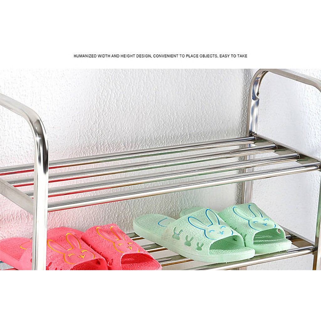 Kệ giày 3 tầng inox