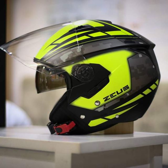 Nón 3/4 Zeus 205 2 kính