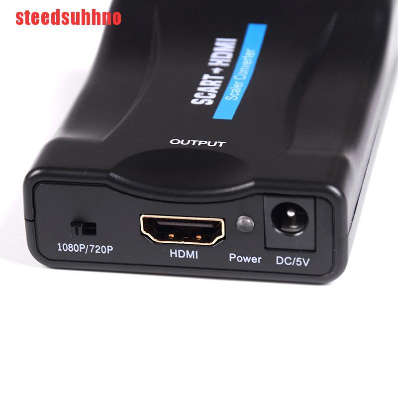 Bộ Chuyển Đổi Từ Stedshhno 1080p Scart Sang Hdmi Video Audio Cho Tv Dvd Sky Box