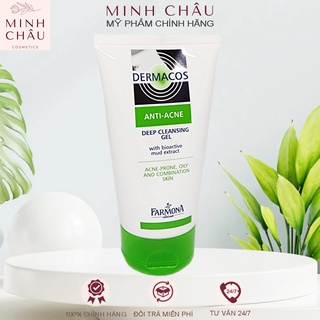 Sữa rửa mặt dermacos kiềm dầu, giảm nhờn, ngừa mụn 150 ml