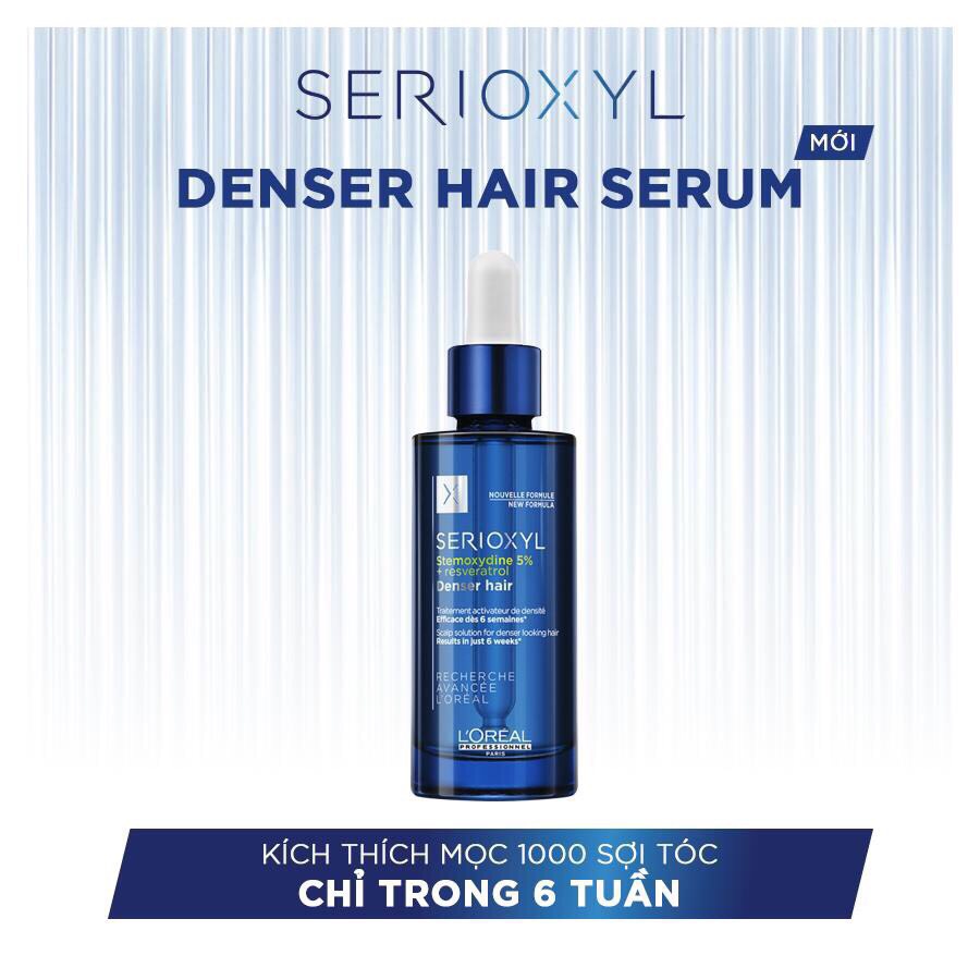 Tinh chất kích thích mọc Loreal Serioxyl Denser Hair 90ml giúp gia tăng 1700 sợi tóc trong 3 tháng