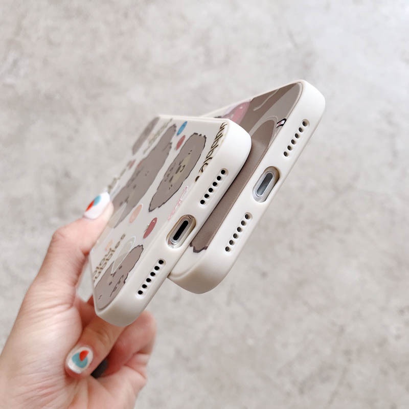 Ốp lưng nhựa mềm TPU dành cho ip, chất liệu nhựa dẻo, hình gấu Bubble Bear 1 ngộ nghĩnh , dễ thương