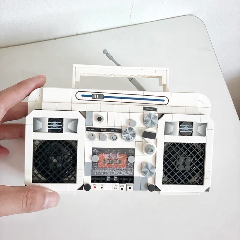 Bộ xếp hình điện thoại RETRO PHONE MÁY PHÁT ĐĨA NONLEGO NANOBLOCKS
