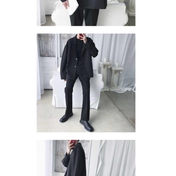 [ LOẠI 1 ]Áo khoác Nam, Áo Blazer Nam phong cách Hàn Quốc Unisex cổ bẻ Gomenly MS02