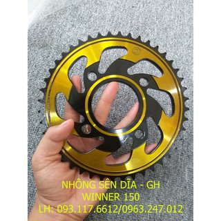 Nhông sên dĩa vàng WAVE,DREAM,SIRIUS,FUTURE, GH Thailand, Nhông sên đĩa GH thailan các loại xe số, NSD GH thailan