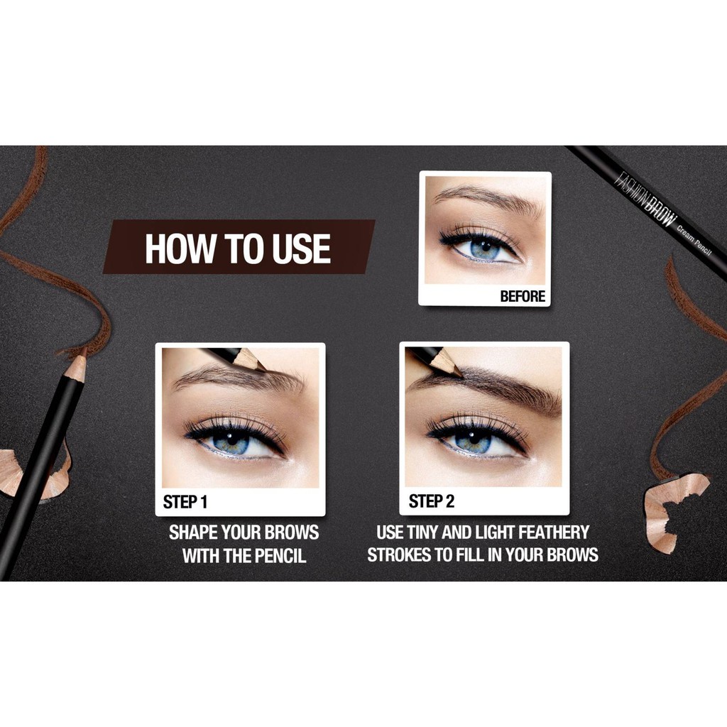 Chì Kẻ Chân Mày 2 Đầu Fashion Brow 3d Cream Pencil