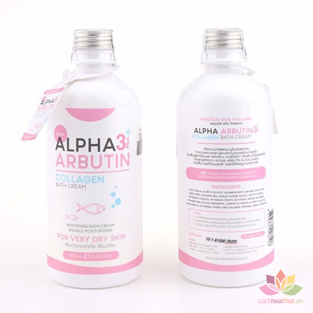 Kem tắm Alpha Arbutin 3+ Plus collągen Bath Cream