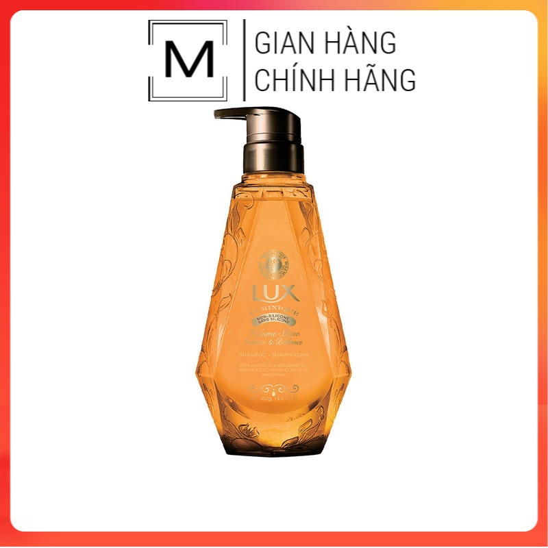 Dầu gội chăm sóc tóc chuyên sâu Lux 450g/cảm hứng spa Pháp /dễ dàng hấp thụ dưỡng chất